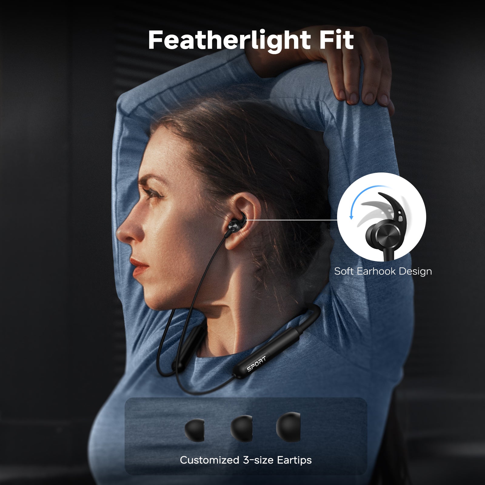In Ear Neckband Bluetooth Headphones N7