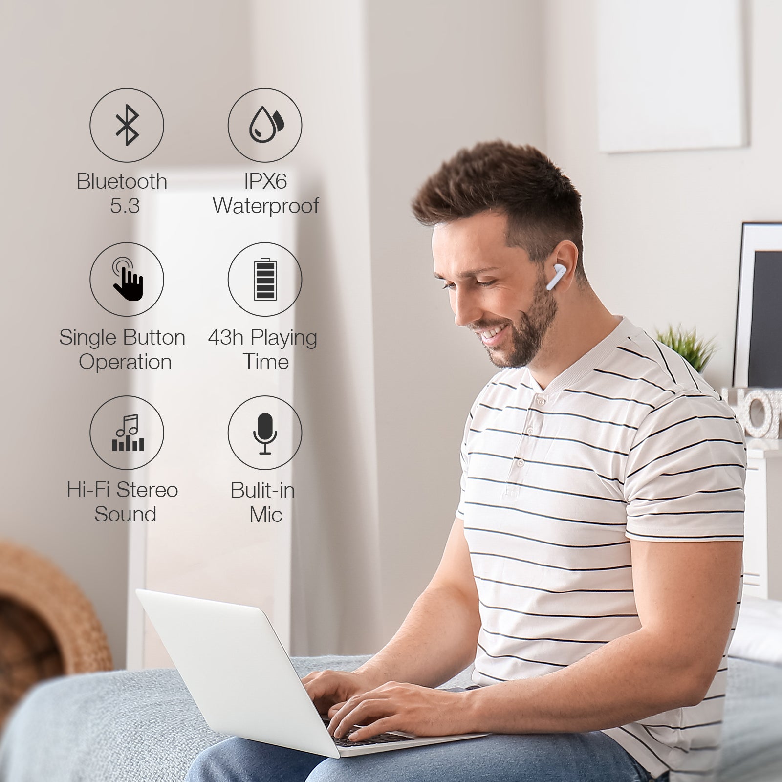 Wireless Earbuds T12
