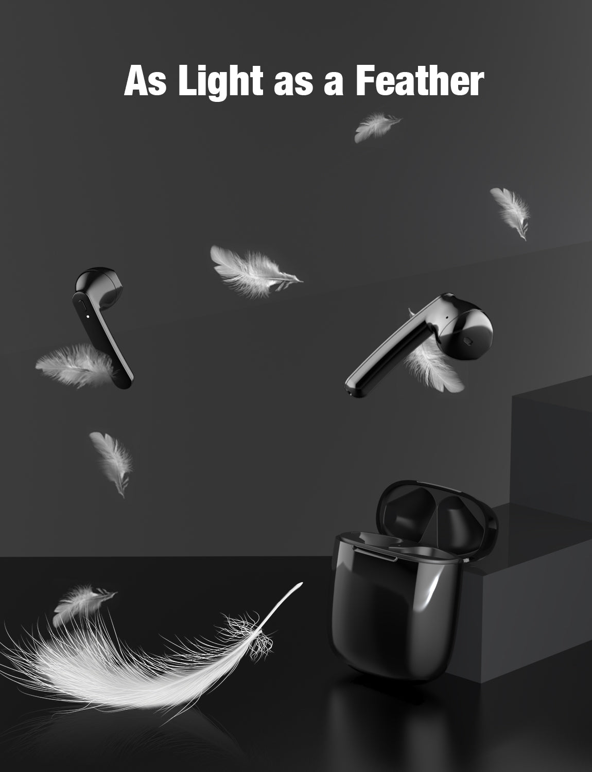 Wireless Earbuds T12 Black